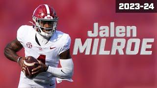 Jalen Milroe 2023 Highlights  Alabama 