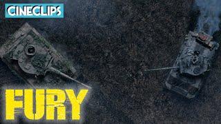 Skirmish With A Tiger Tank  Fury  CineClips  With Captions