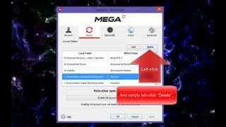 MEGA 3 - creating and managing synchronized folders