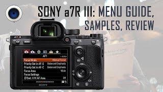 Sony a7R III Menu Guide Samples and Review