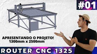 Router CNC 1325 - Apresentação do projeto #01