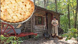 Life in the 1820s - Baking Peach Pies in the Forest Fruit & Meat Pies