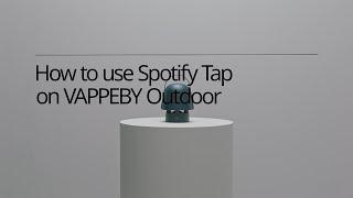 How to use Spotify tap on VAPPEBY outdoor Bluetooth speaker lamp