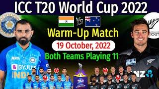 ICC T20 World Cup 2022 - India Vs New Zealand Warm-Up Match Details & Playing 11  Ind Vs NZ 2022 