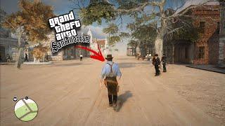 I TURNED GTA SAN ANDREAS INTO RDR GAME  USING MODS 