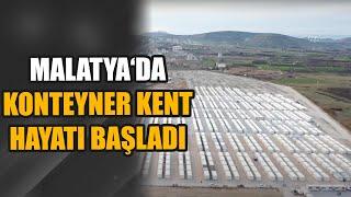 Malatyada konteyner kentte hayat başladı