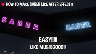 Tutorial Saber Text Like MusikGood  After Effect in AM  Alight Motion  Indonesia