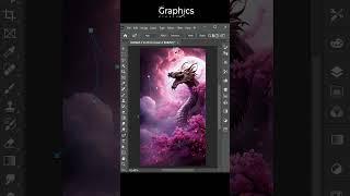 Create Flame Effect in Photoshop #shorts #shortvideo