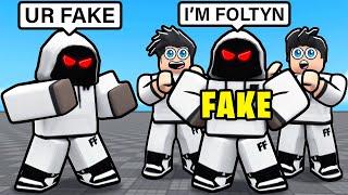 I Found A FAKE Foltyn SCAMMING So I EXPOSED Him.. Roblox Blade Ball