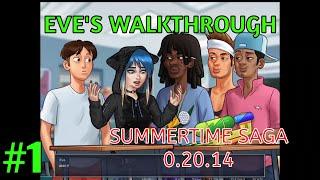 A Big Problem in the park  Summertime Saga 0.20.14  Eve Walkthrough #1