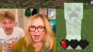 I Forced My Mum To Play Minecraft...