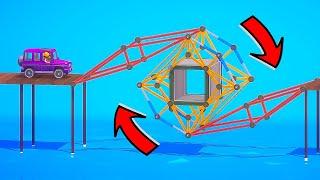 Unfold the roads to make a bridge simple right? Poly Bridge 3