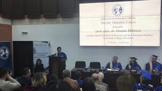 Dennis Deletant - Doctor Honoris Causa - Universitatea Ovidius din Constanța - 13 mai 2024