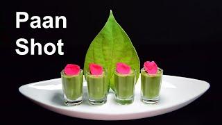 PAAN SHOT recipe  How to make paan shots at home  Homemade desserts recipes  Pan shot recipe