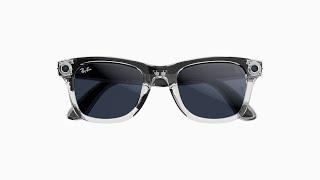 Limited Edition Ray-Ban Meta Wayfarer Smart Glasses – Shiny Transparent & Sapphire Lens