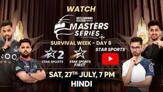 2024 BGMS Season 3  HINDI LIVE  Teams ready to dominate BGMI  Survival Week - Day 6