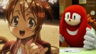 Knuckles rates Highschool of the Dead crushes