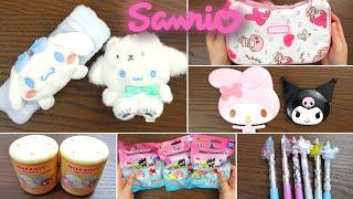 Huge Sanrio Unboxing Haul  opening blind bags mystery capsules stationery + more