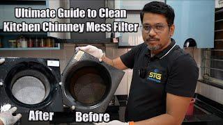 The Ultimate Guide to Cleaning Kitchen Chimney Mess Filter  Step by Step Tutorial