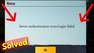 Fix server authentication error login failed bgmi facebooktwitter & google account