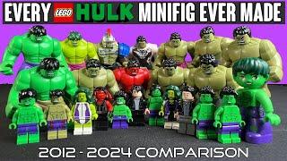 COMPARISON EVERY LEGO HULK Minifigure EVER Made 2012 - Present