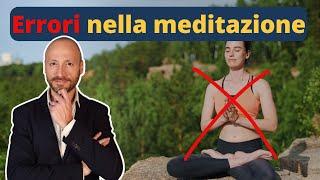 Meditazione 5 Errori che Ogni Principiante Fa Li stai facendo anche tu?