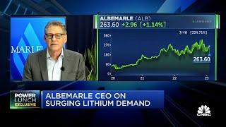 Albemarle CEO Kent Masters on surging lithium demand