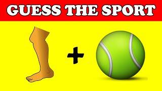 Sports quiz  Guess sport From emoji  sports puzzle