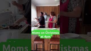 Moms on Christmas be like? #funny #mom #christmas #holiday #cooking #viral #shorts