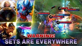 TANK MONTAGE ML  BEST TANK SET ML  TOP 1 GLOBAL PLAYS  MLBB