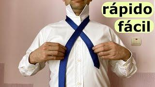 Cómo hacer nudo de corbata fácil y rápido Nudo Windsor