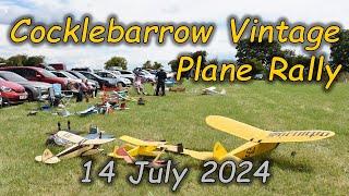 Cocklebarrow Vintage Model Plane Rally England - 14 July 2024