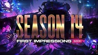 OP SEASON 14 BUILDS + MID LANE MAP CHANGES - SEASON 14 FIRST IMPRESSIONS