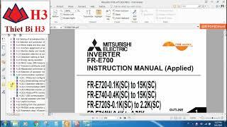 Truyền thông Modbus RTU giữa HMI Weintek và biến tần Mitsubishi E700