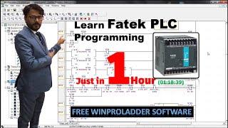 Fatek PLC Programming in 1 hour  Basic PLC Training Ladder diagram programmingComplete PLC Course