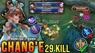 29 Kills + 2x MANIAC Change Insane Attack Speed Build - Build Top 1 Global Change  MLBB