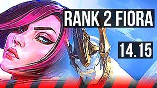 FIORA vs GALIO TOP  Rank 2 Fiora 7 solo kills 43k DMG  EUW Challenger  14.15