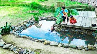 Dwarf Family Farm Renovation Digging Fish Ponds  Visiting Rice Fields  Harvesting Joy