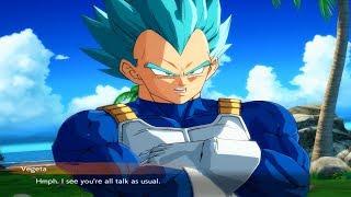 Dragon Ball FighterZ - SSB Vegeta Meets Frieza After Their Fight When Goku Saved Earth