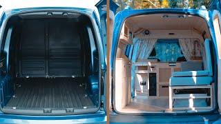 DIY Camper Van Conversion  Full Build Timelapse  VW Caddy