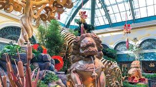 Bellagio Conservatory & Botanical Gardens Lunar New Year 2022 Las Vegas Nevada