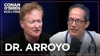 Conan Has A Post-Hot Ones Check Up With Dr. Arroyo  Conan OBrien Needs A Fan