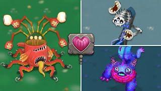 Rare Anglow Rare Clackula Rare Pixolotl - All Animations & Breeding My Singing Monsters