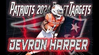 New England Patriots 2024 NFL Draft Target  Devron Harper  Wide Receiver   Mercer