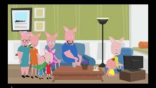 Peppa pig misbehaves at new years eveArrested last video of 2023