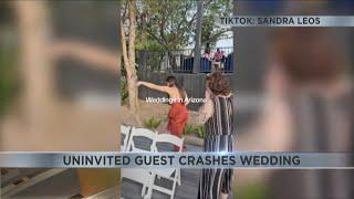 Arizona wedding crashed by uninvited guest