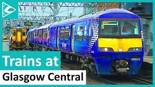 Trains at Glasgow Central WCML 30092021