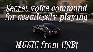 Seamless USB Music Hack for Tesla