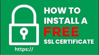 Step-by-Step Guide Installing a Free SSL Certificate on Your Website TAGALOG 