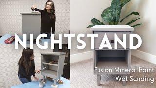 Easy Furniture Makeover with Fusion Mineral Painting  Wet Sanding  Easy Bedroom Furniture Refresh